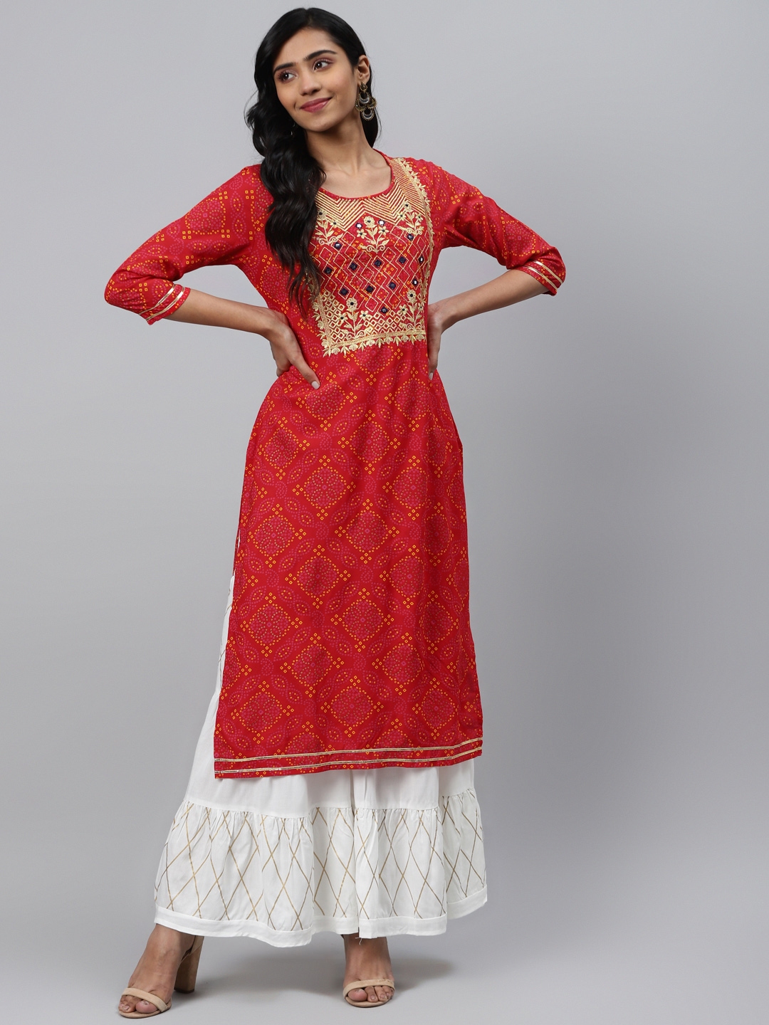 sharara set in myntra