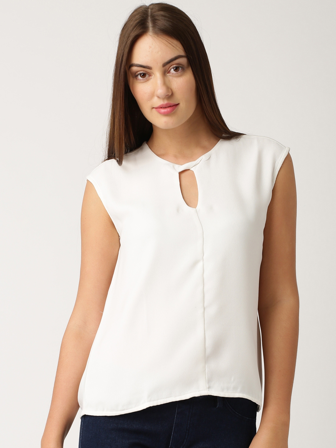 Buy ETHER White Polyester Top - Tops for Women 1297692 | Myntra