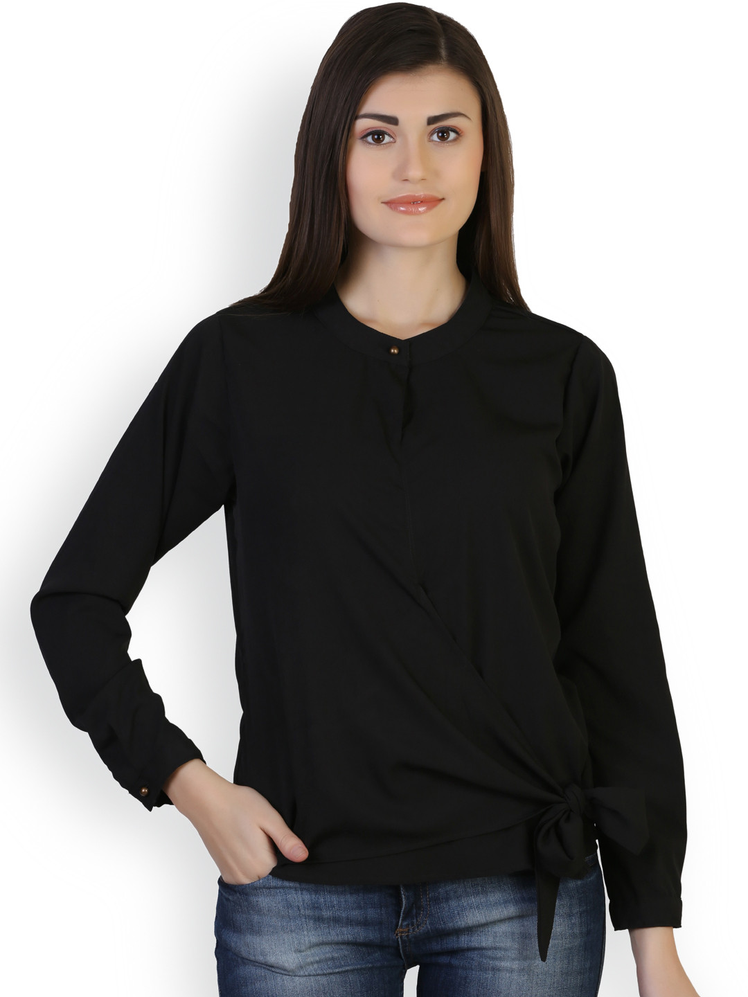 Buy Belle Fille Black Top - Tops for Women 1297827 | Myntra