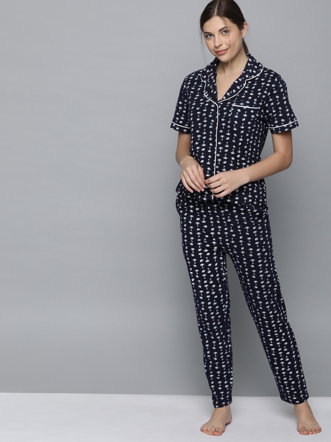 night suit for women black