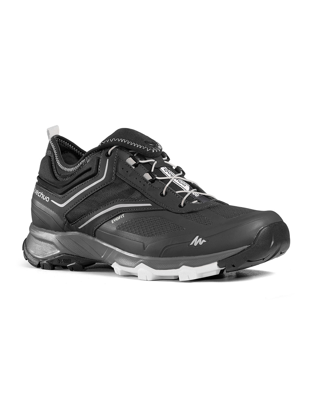 Buy Quechua By Decathlon Men Black Hiking Shoes FH500 Sports Shoes