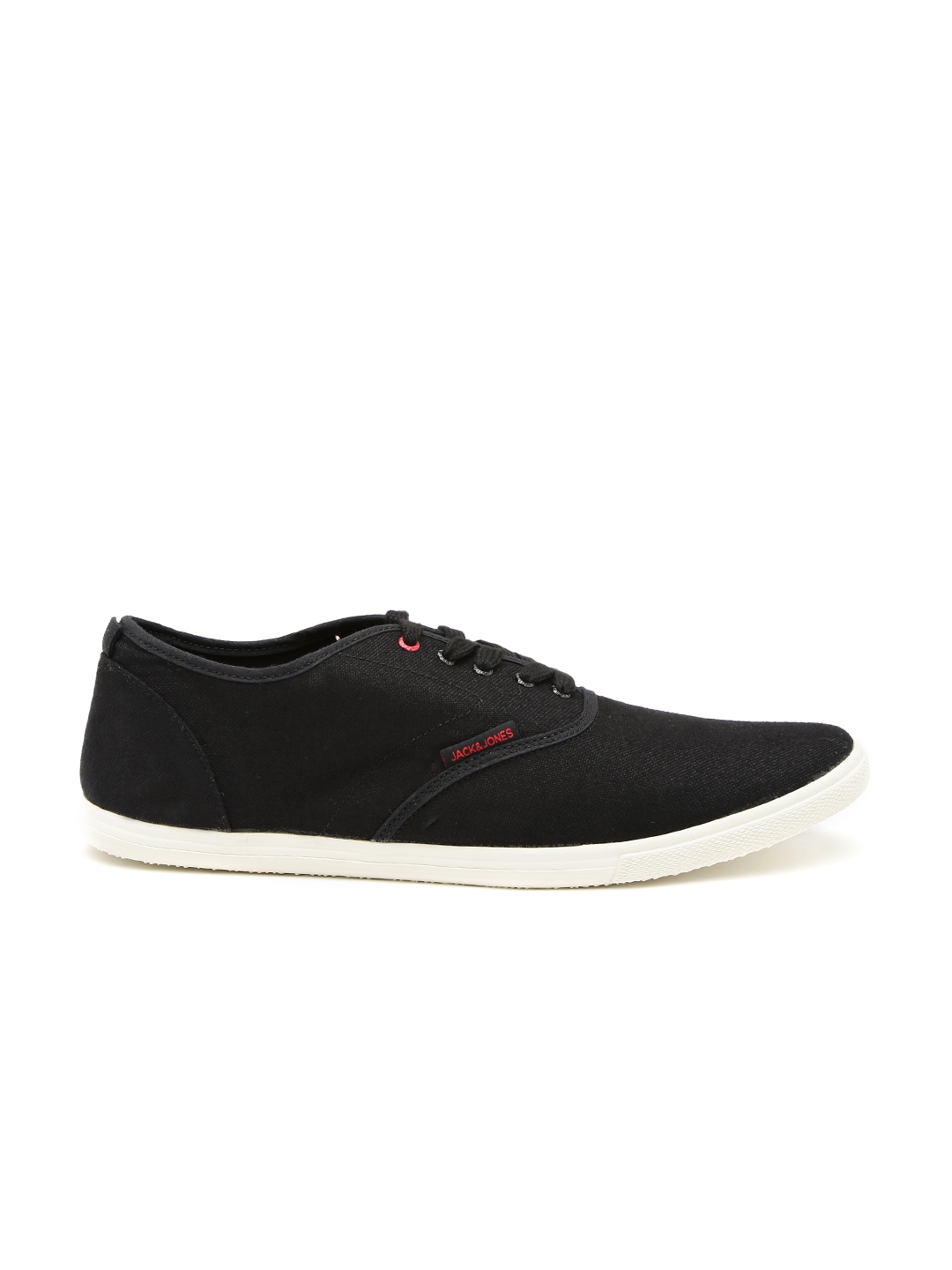 Buy Jack & Jones Men Black Sneakers - Casual Shoes for Men 1300323 | Myntra