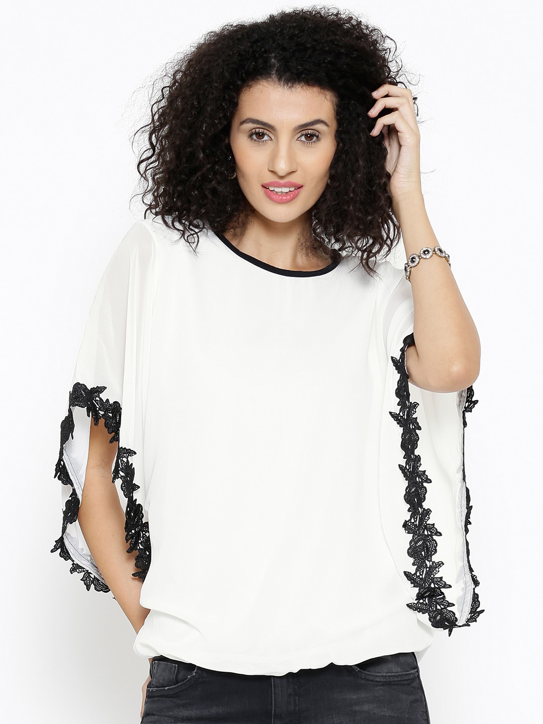 Buy QUIZ Women White Top Tops for Women 1300672 Myntra