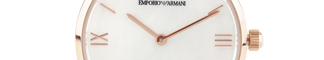 Buy Emporio Armani GIANNI T B Women Off White Analogue Watch AR1683 ...