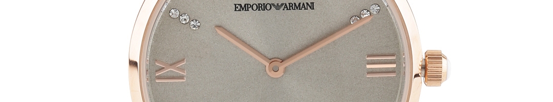 Buy Emporio Armani GIANNI T B Women Silver Analogue Watch AR1840 ...