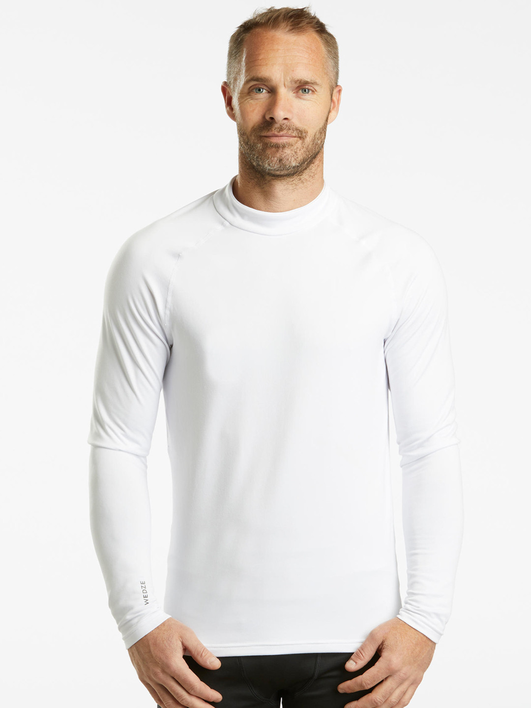Buy WEDZE By Decathlon Men White Ski Base Layer Skiing And Snowboarding