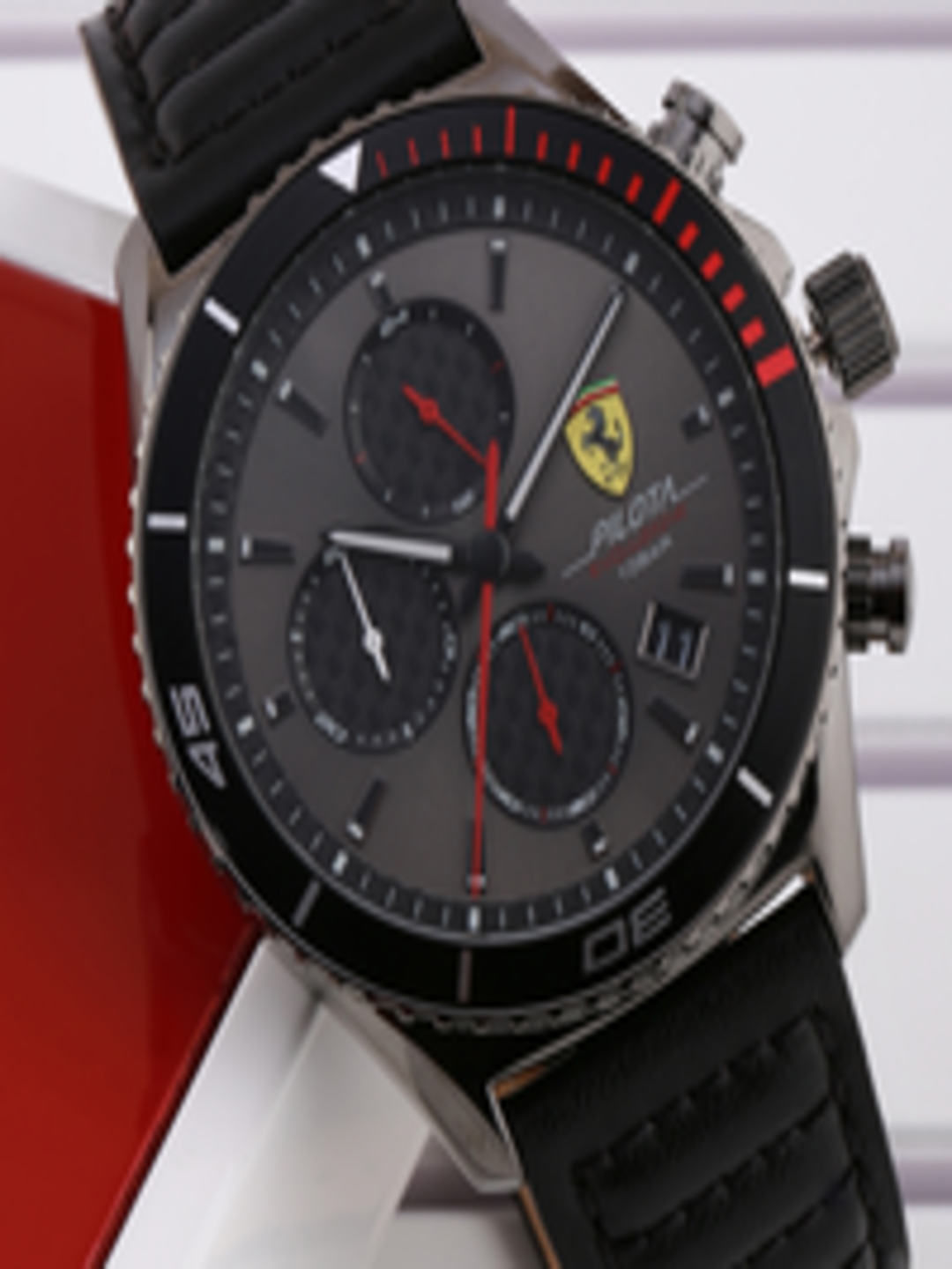 Buy SCUDERIA FERRARI Men Grey Analogue Watch 0830773 - Watches for Men ...