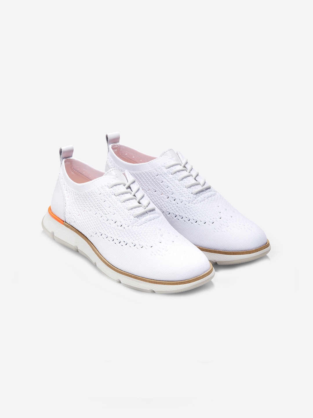 Buy Cole Haan Women White Solid Sneakers - Casual Shoes for Women ...