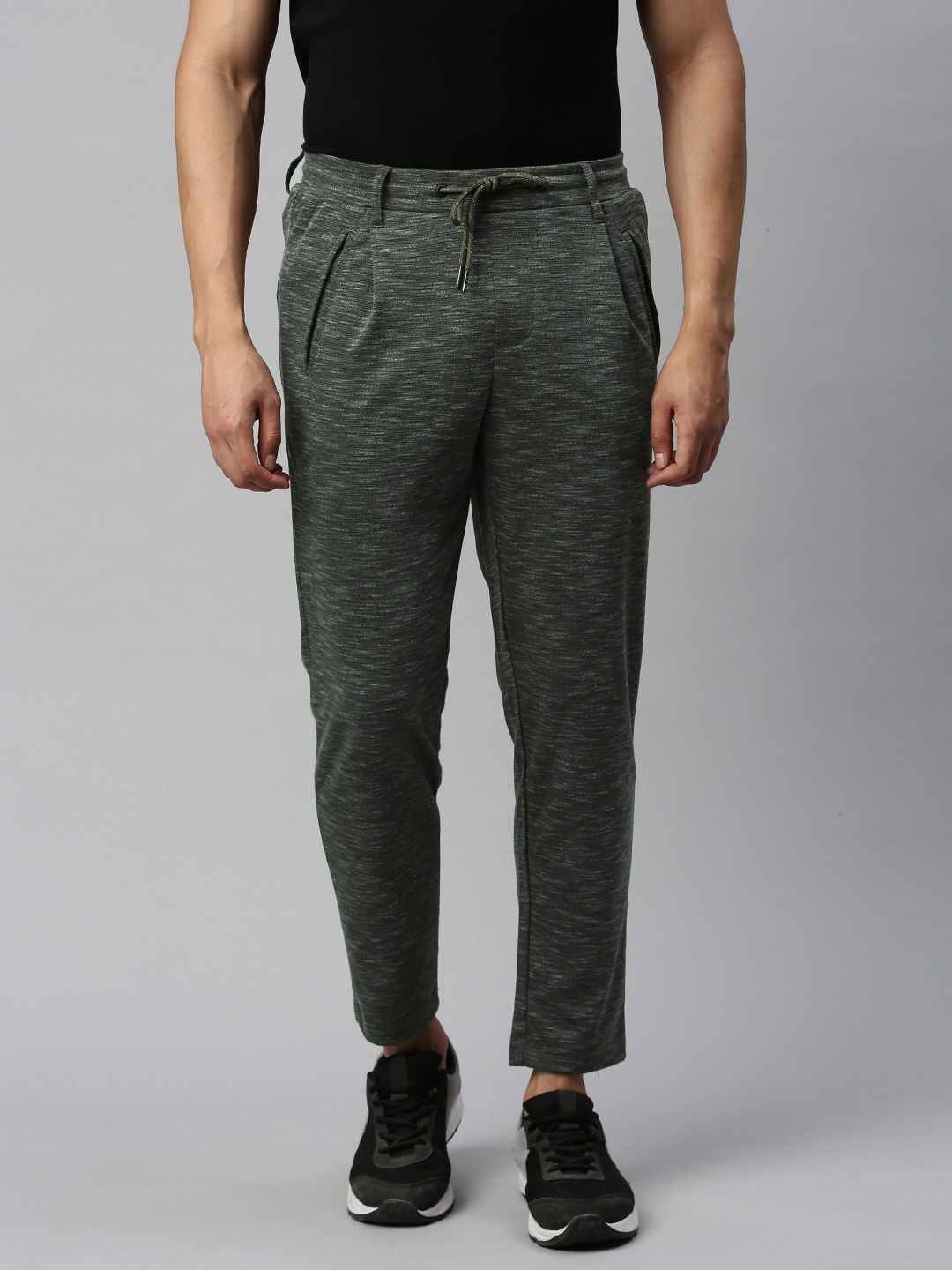 mens green track pants