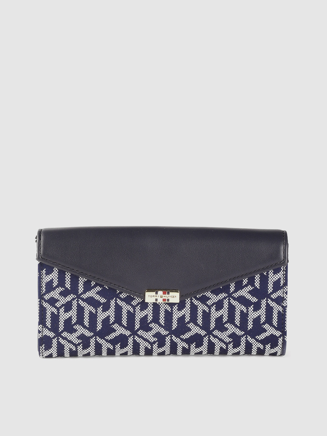 Tommy Hilfiger Blue Polyester Women Wallet