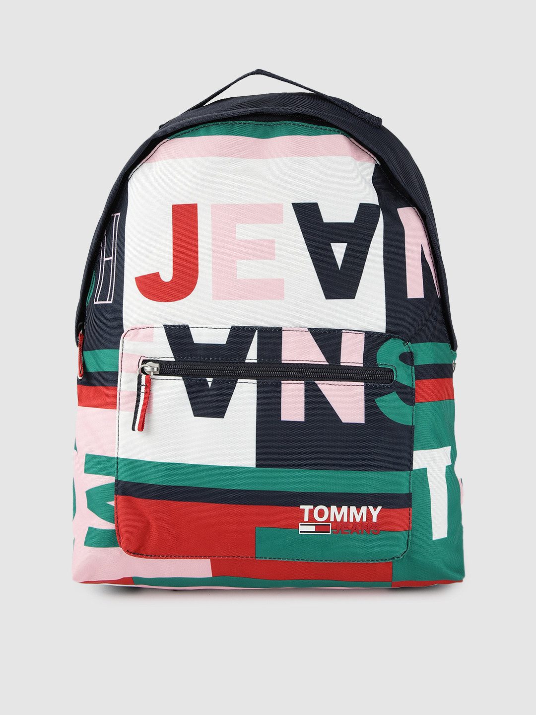 Buy Tommy Hilfiger Women Multicoloured Typography Backpack Backpacks