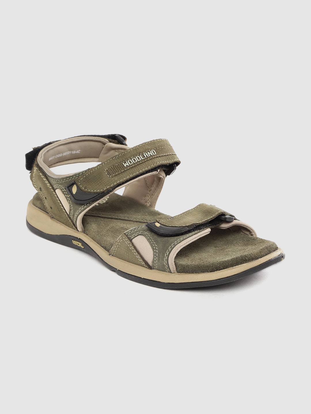 olive leather sandals