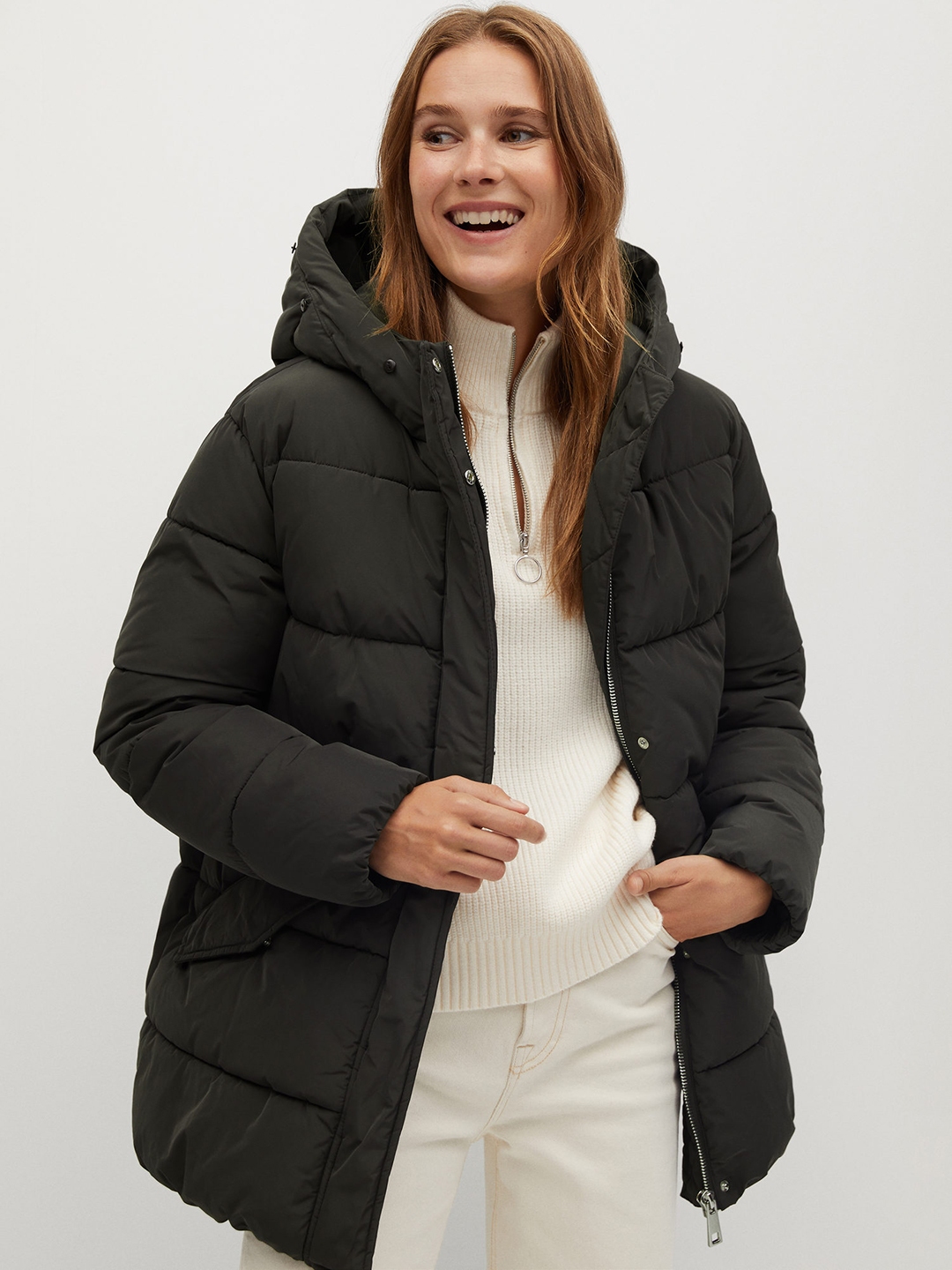 long puffer jacket mango