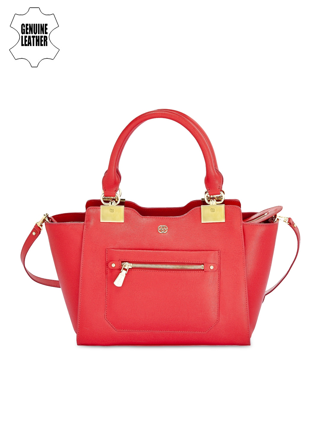 Buy Eske Red Genuine Leather Handbag - Handbags for Women 1310087 | Myntra