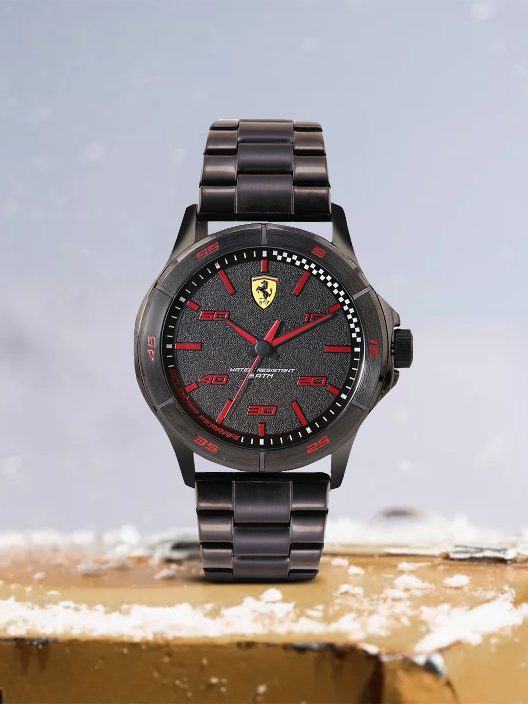 Buy SCUDERIA FERRARI Men Black Analogue Watch 0830815 - Watches for Men ...