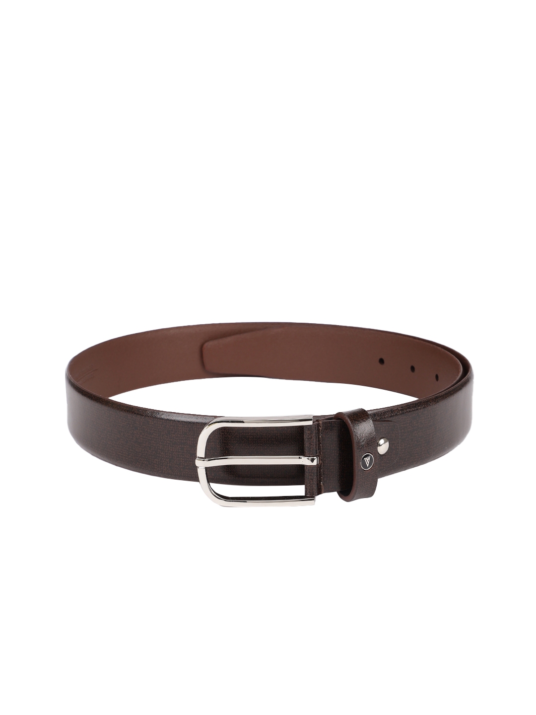 Buy Van Heusen Men Brown Solid Leather Belt - Belts for Men 13123692 ...