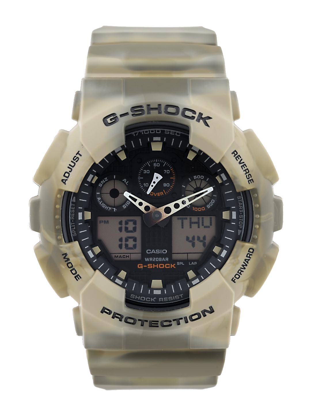 g shock watch analog and digital not matching