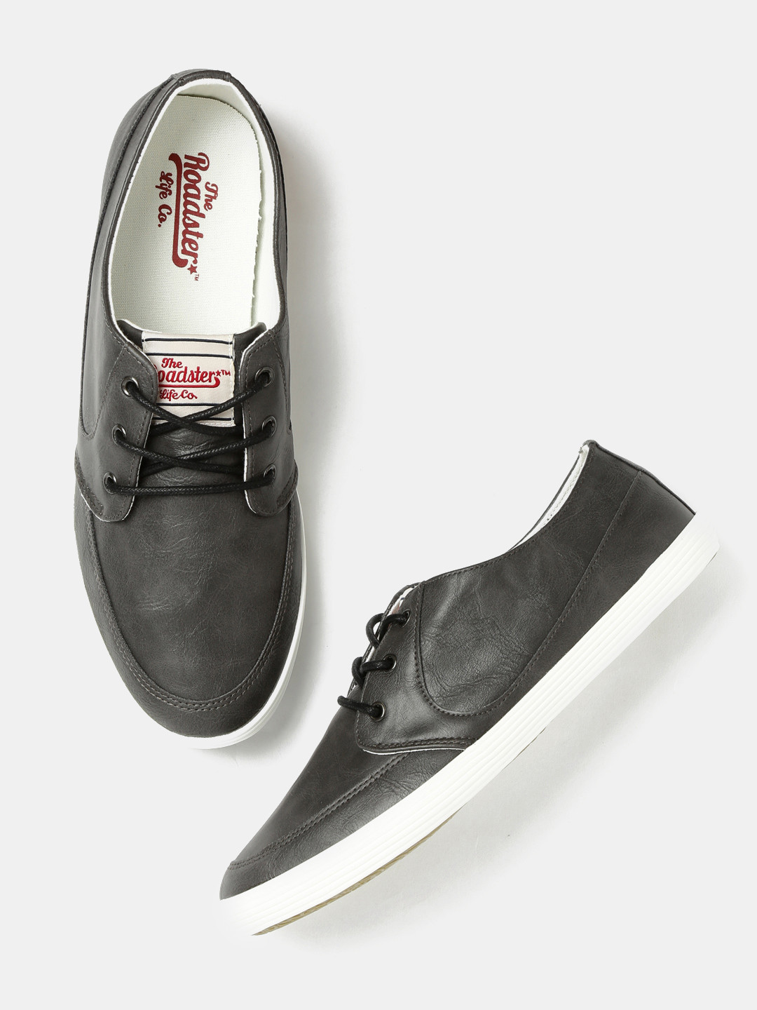 charcoal grey sneakers
