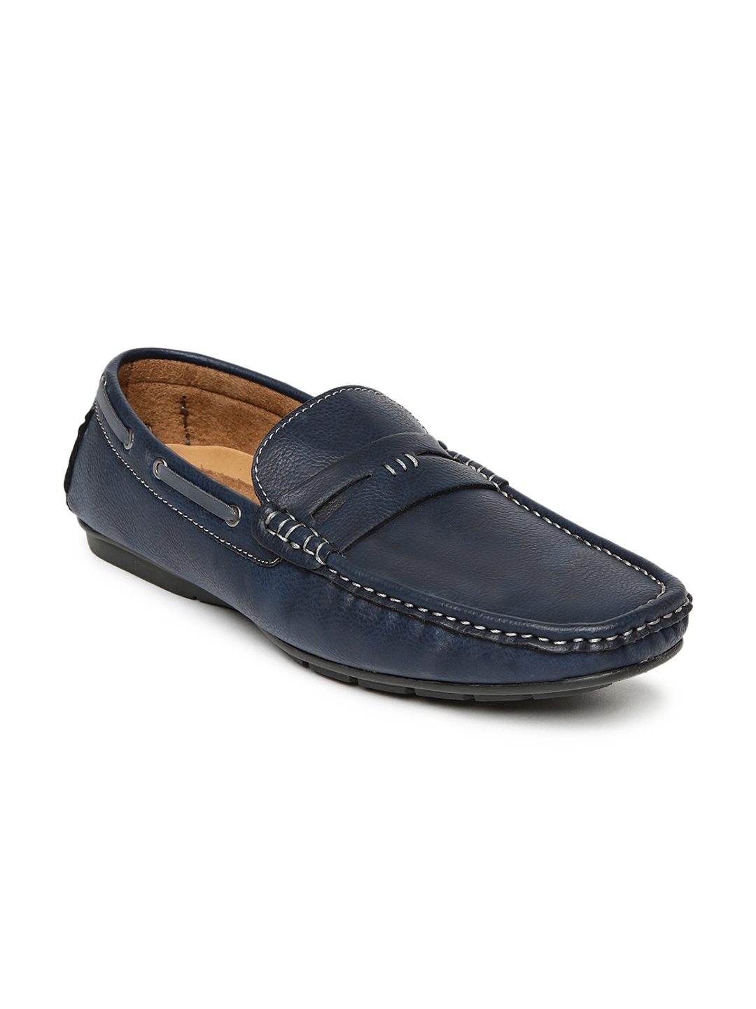 Buy Bata Men Navy Loafers - Casual Shoes for Men 1312801 | Myntra