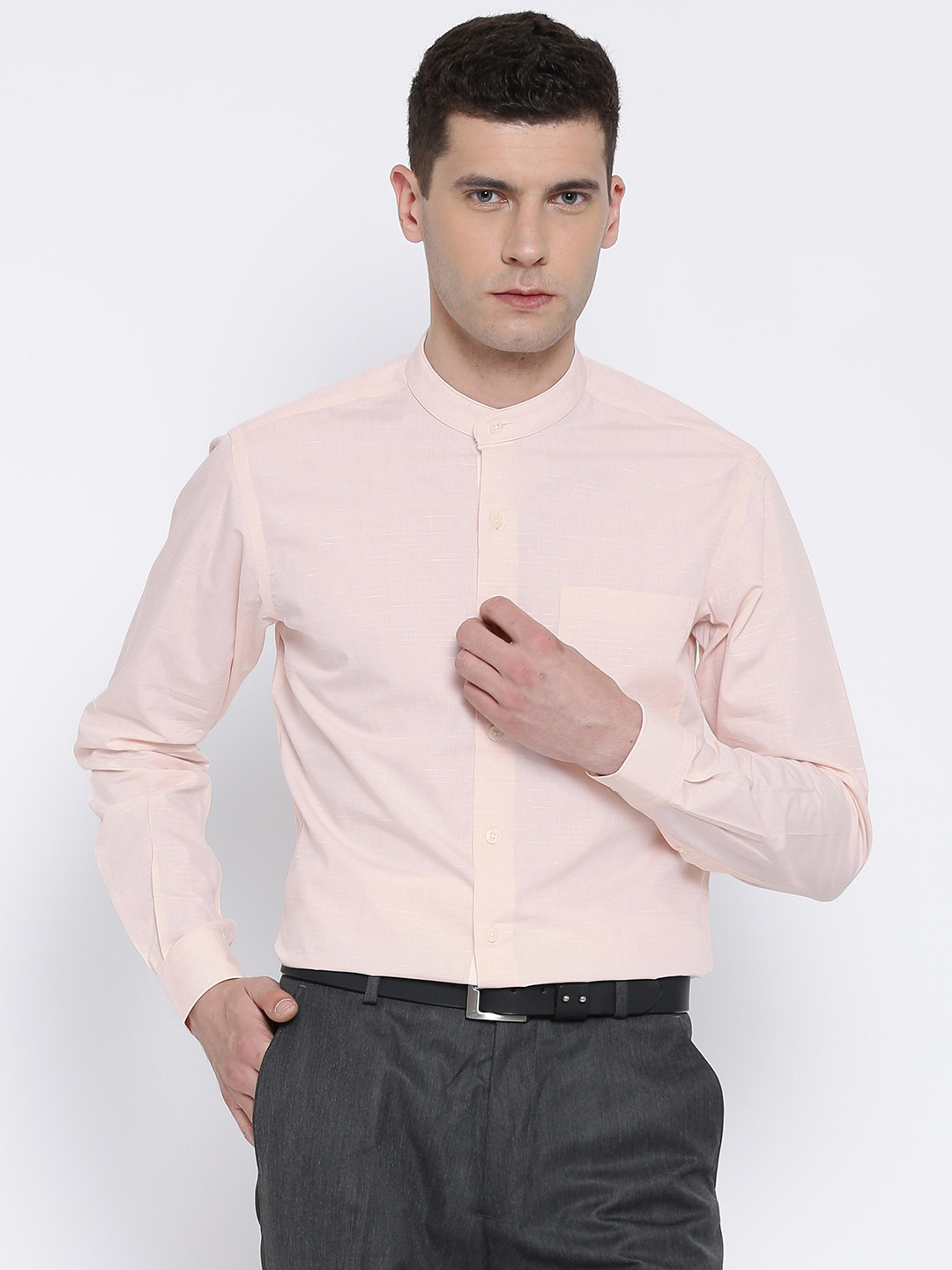 peach linen shirt mens