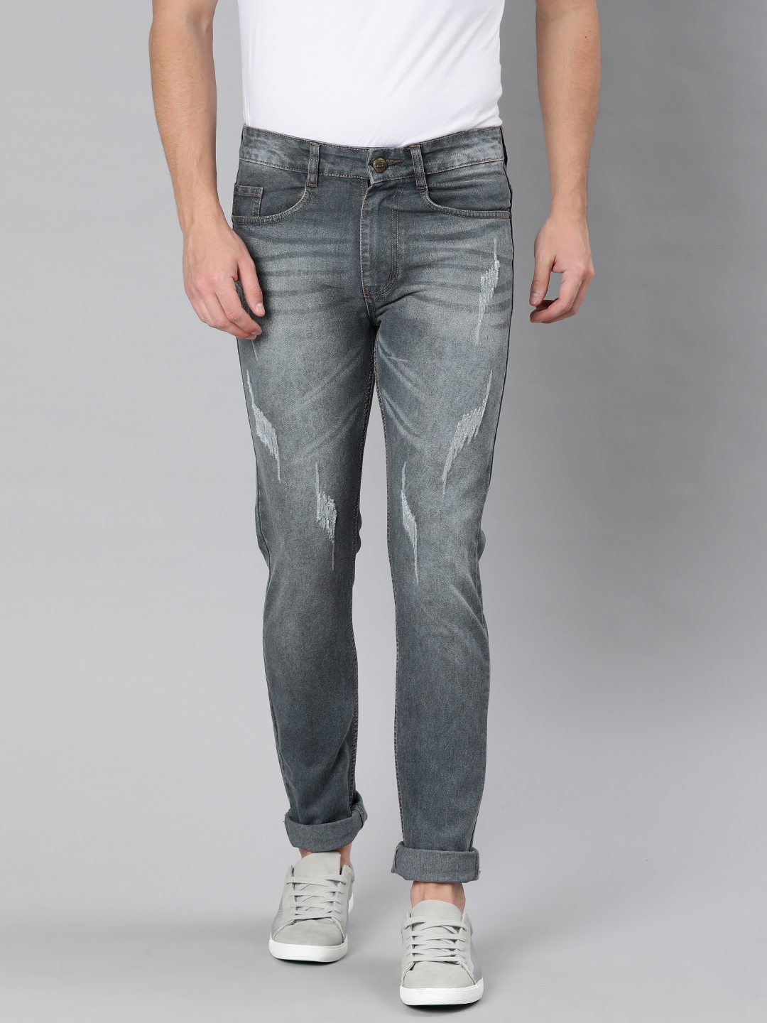 slim fit mid rise jeans