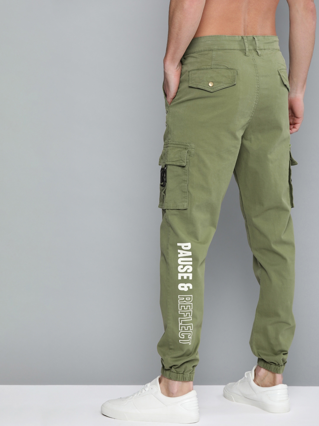 bottle green joggers