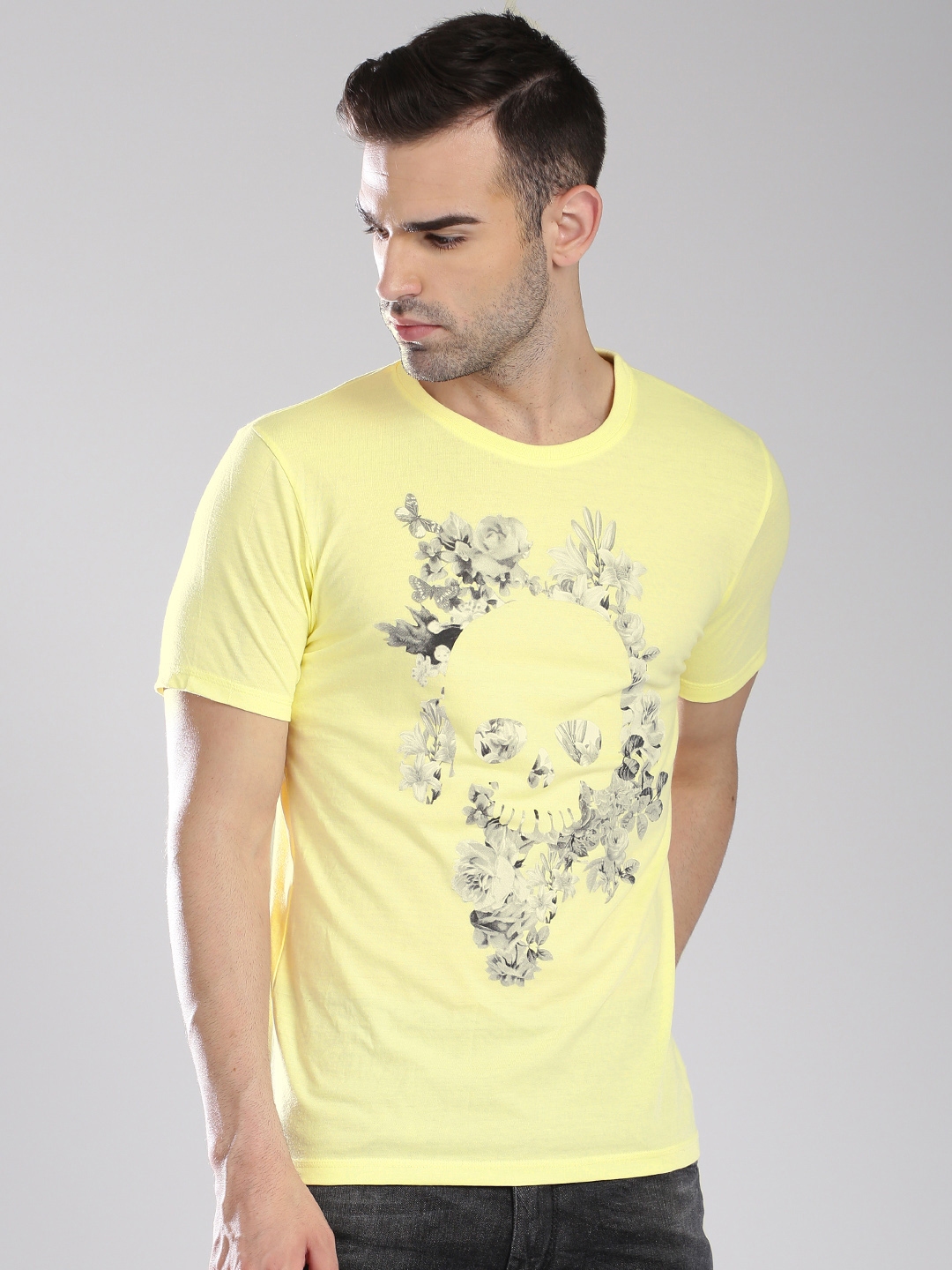 yellow tshirts men