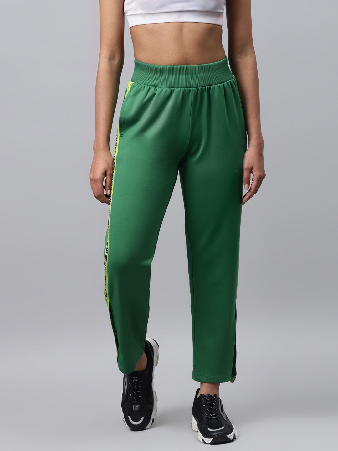 green track pants