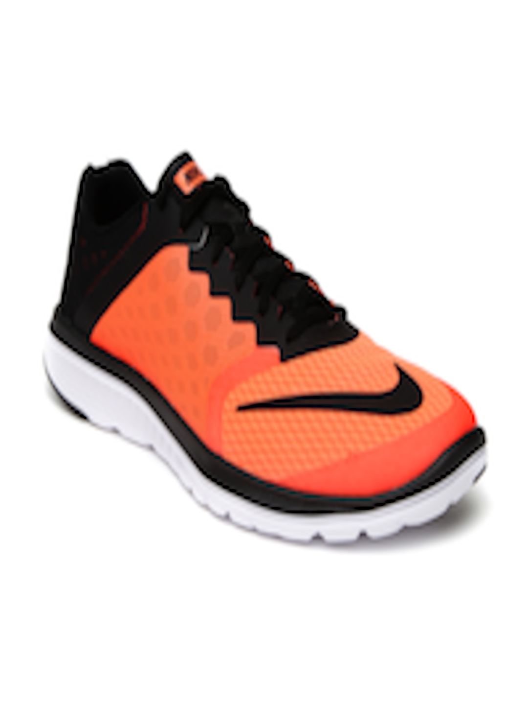 Buy Nike Men Neon Orange & Black FS Lite Run 3 Running