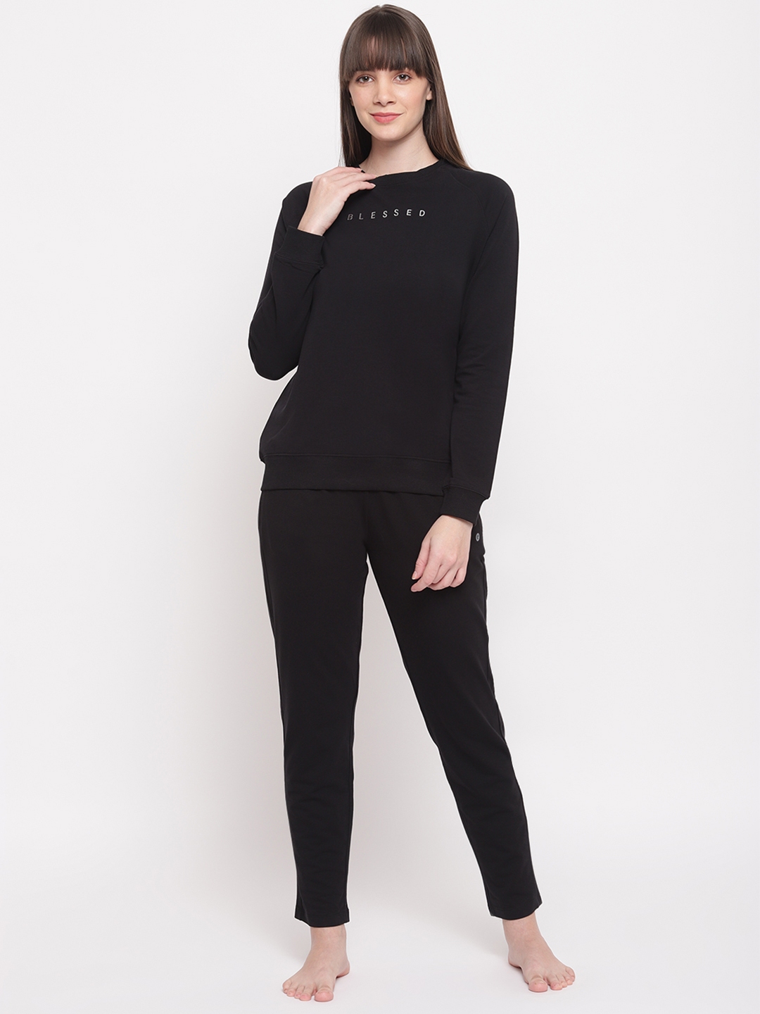 night suit for women black