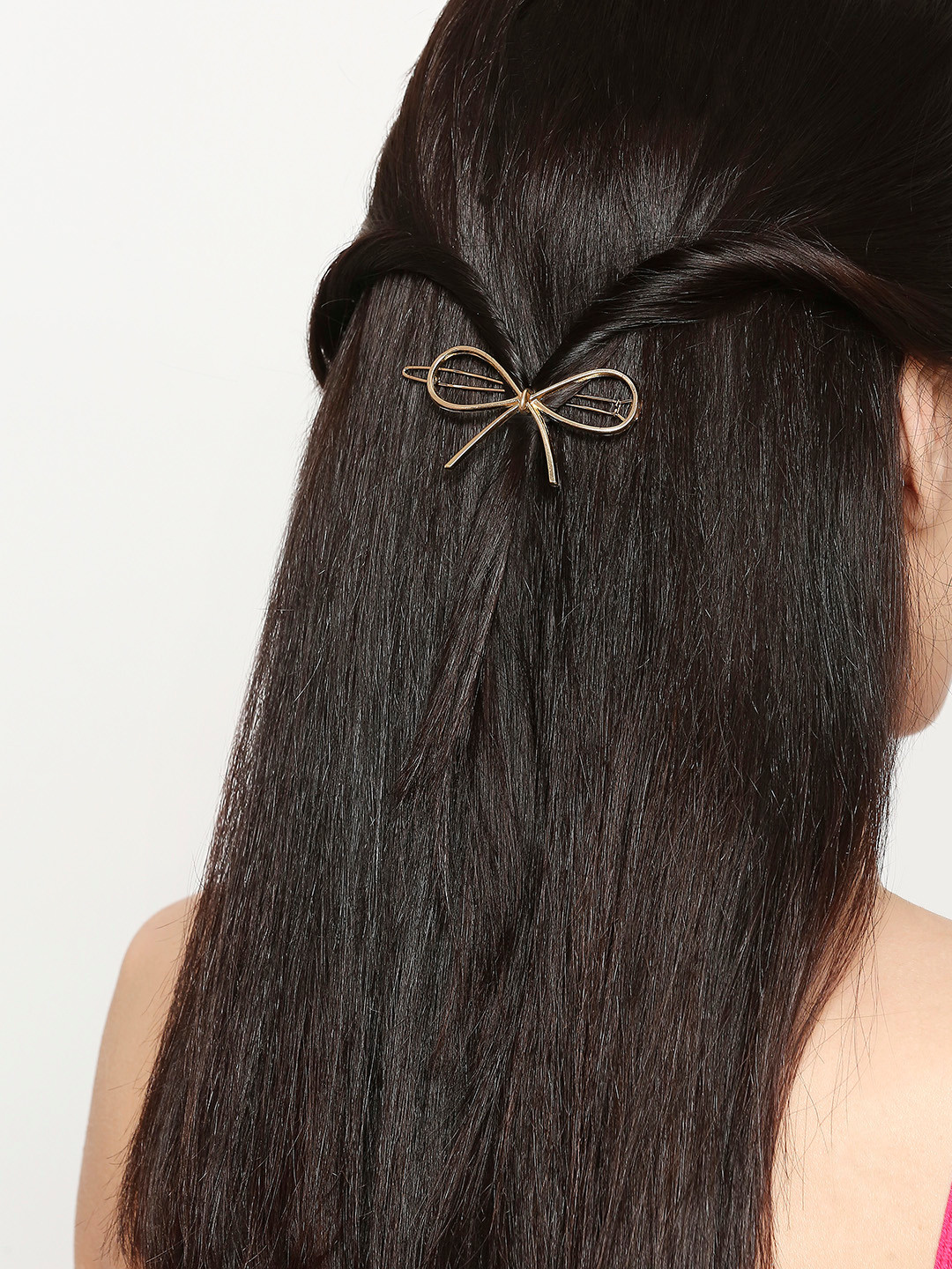 Buy OOMPH Women Gold Toned Bow Detailed Hairpin Hair Accessory for Women 13197908 Myntra