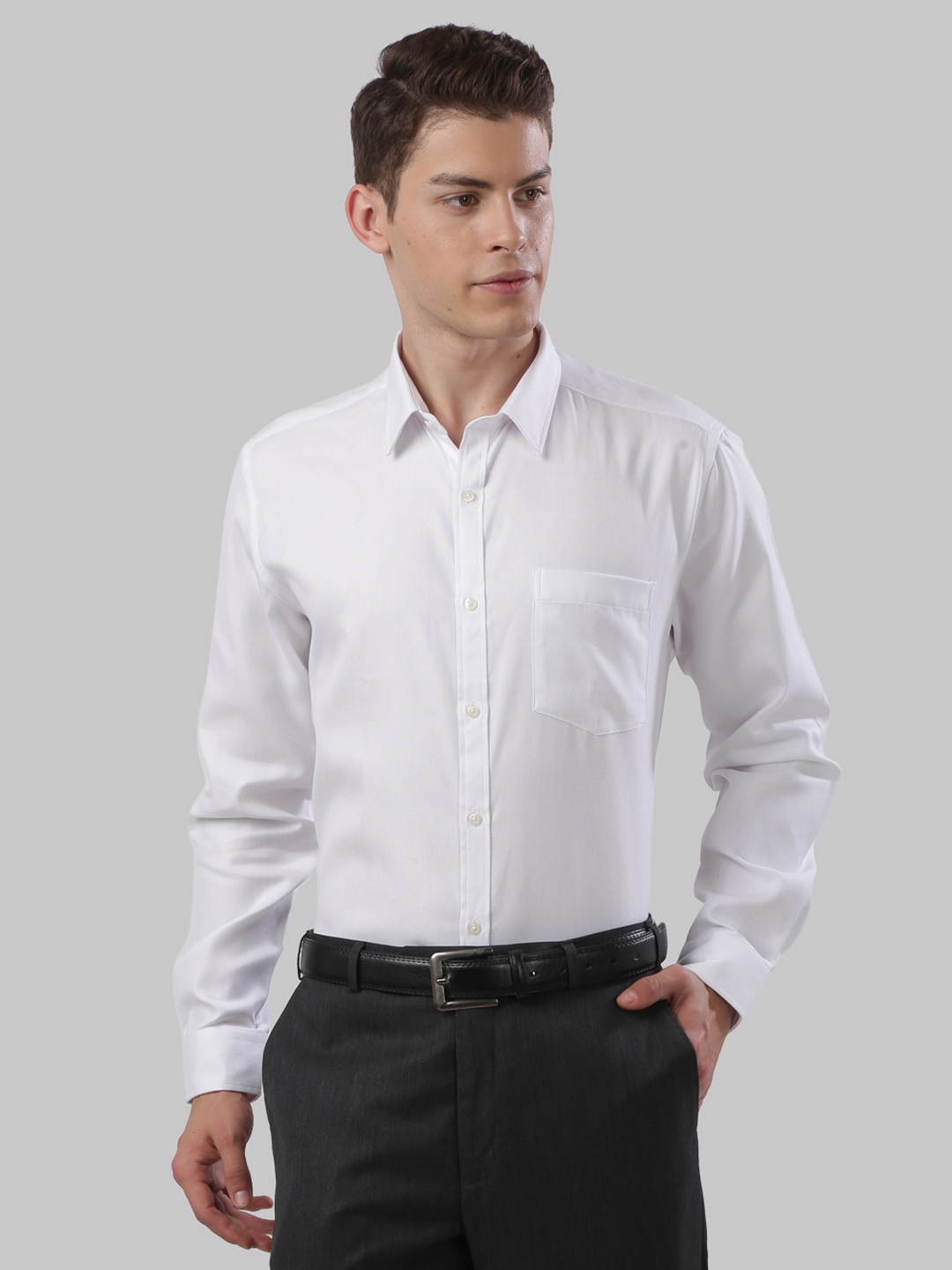 next white formal shirt