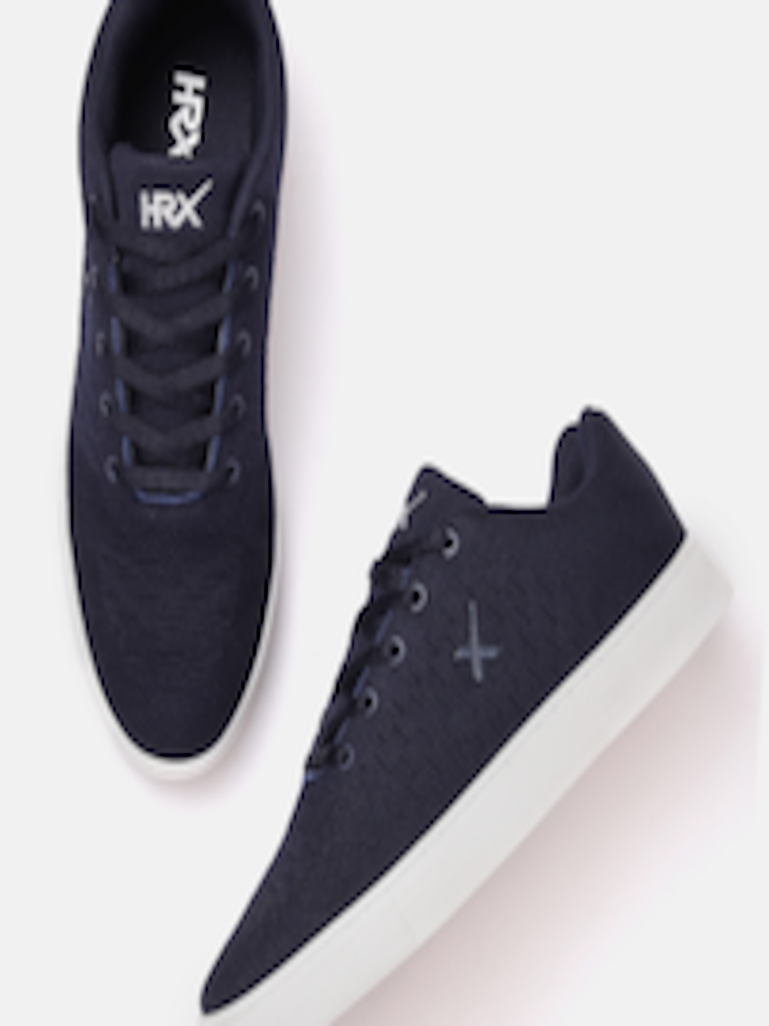 Buy Hrx By Hrithik Roshan Men Woven Design Fly Sneakers - Casual Shoes ...