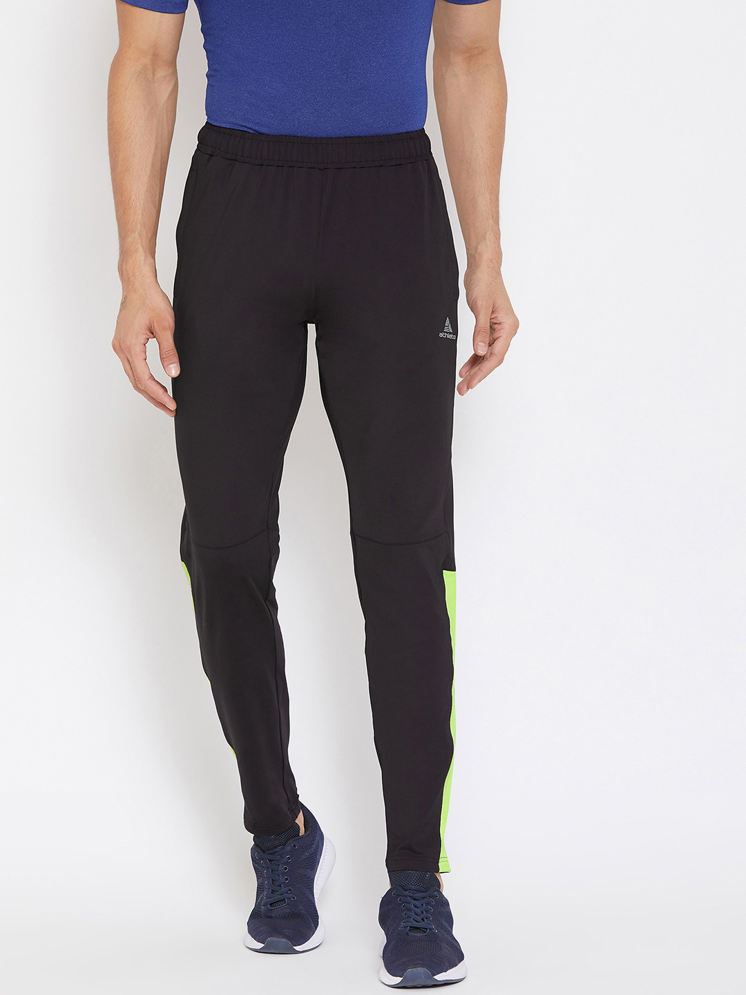 Men's Slim Fit Solid Black Track Pant main image 1
