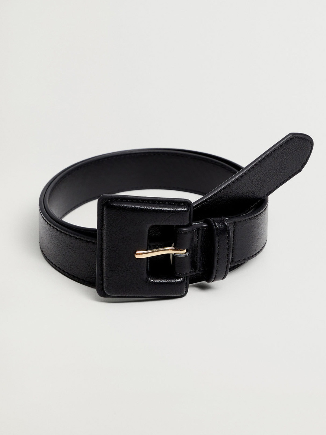 Buy MANGO Women Black Solid Belt Belts for Women 13236464 Myntra