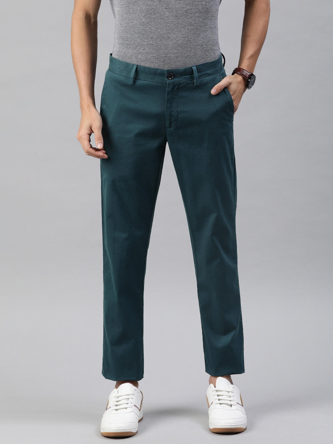 allen solly formal pants