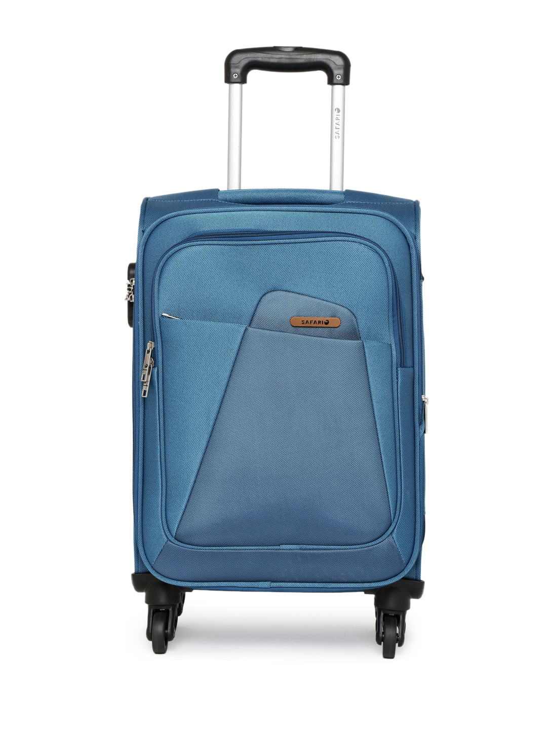 Buy Safari Unisex Blue Flipper Small Trolley Bag Trolley Bag for