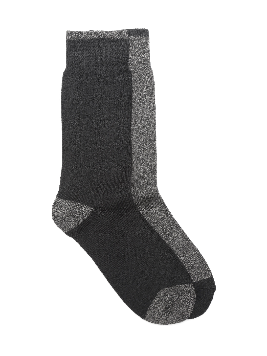 Buy Marks & Spencer Men Pack Of 2 Black & Charcoal Grey Thermal Above