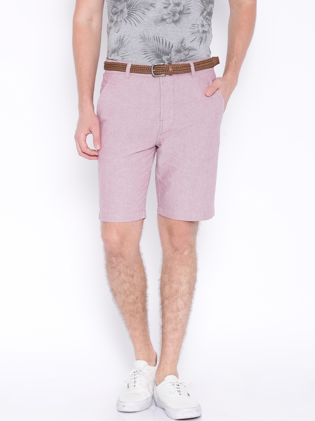 Buy Threadbare Magenta Shorts - Shorts for Men 1326647 | Myntra