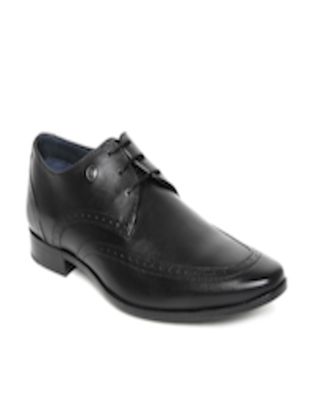 Buy Louis Philippe Men Black Leather Formal Shoes - Formal Shoes for Men 1327177 | Myntra