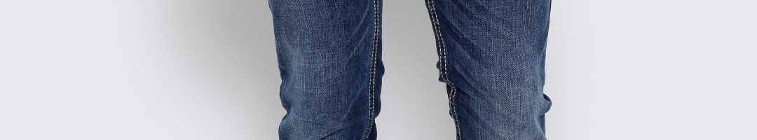 Buy LOCOMOTIVE Blue Washed Jeans - Jeans for Men 1327759 | Myntra