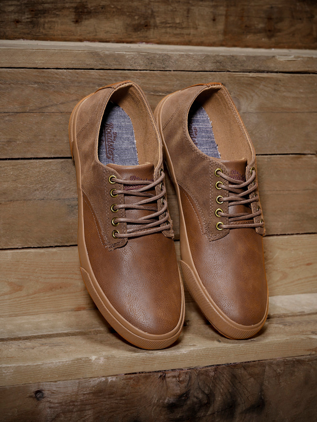 Buy Roadster Men Brown Sneakers Casual Shoes for Men