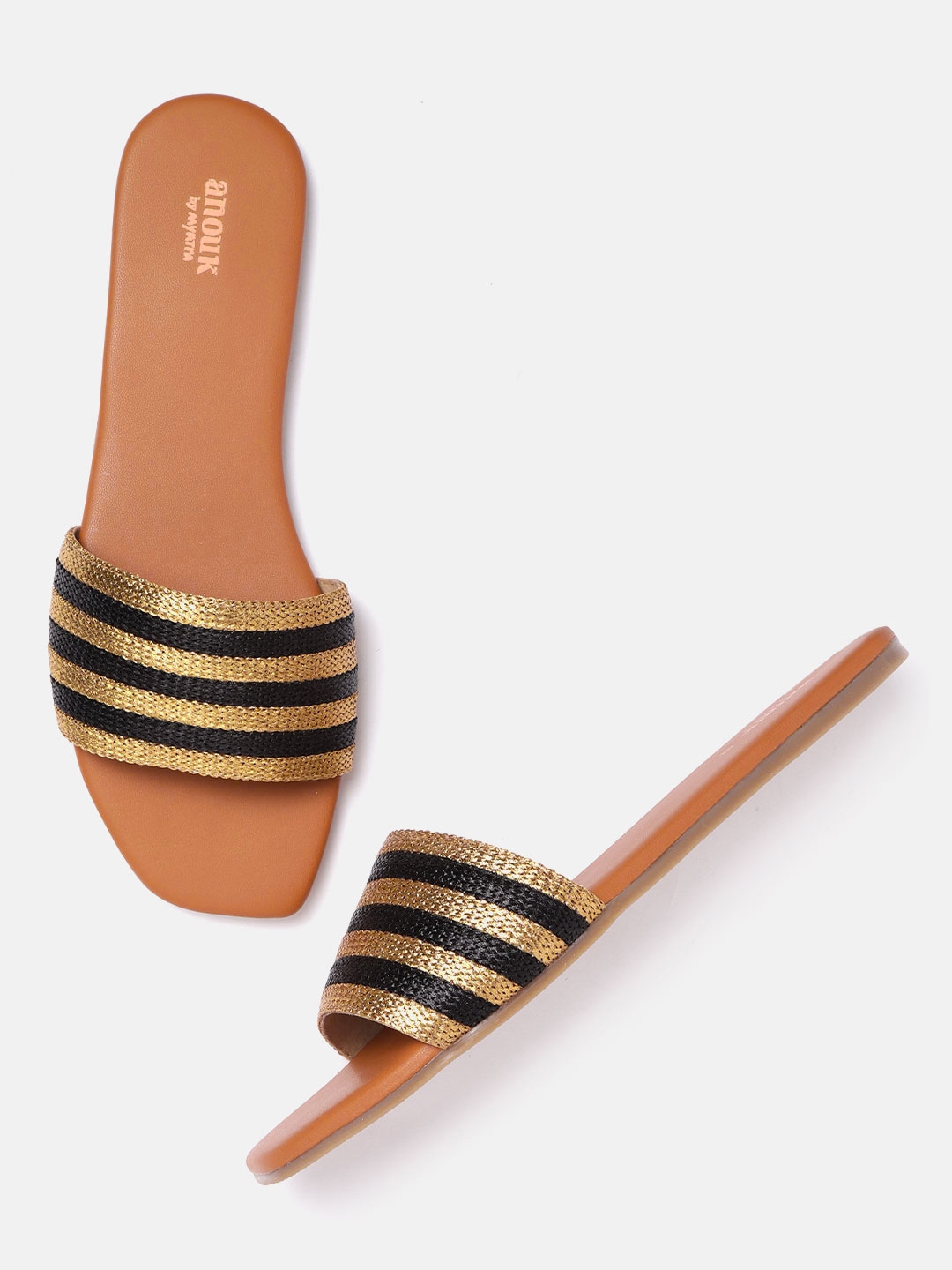 anouk open toe flats