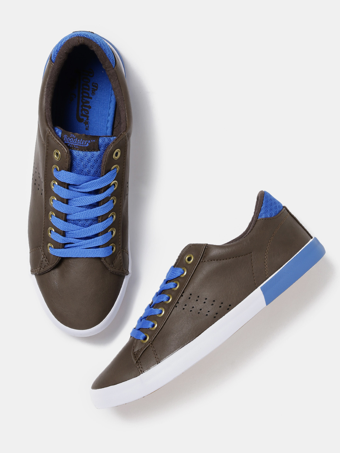 Buy Roadster Men Brown Sneakers Casual Shoes for Men