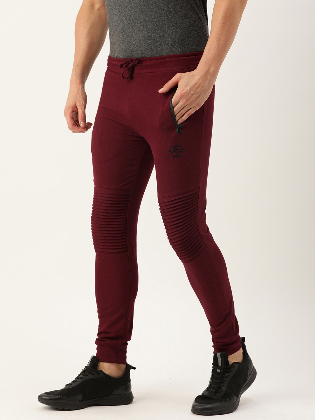 mens maroon track pants