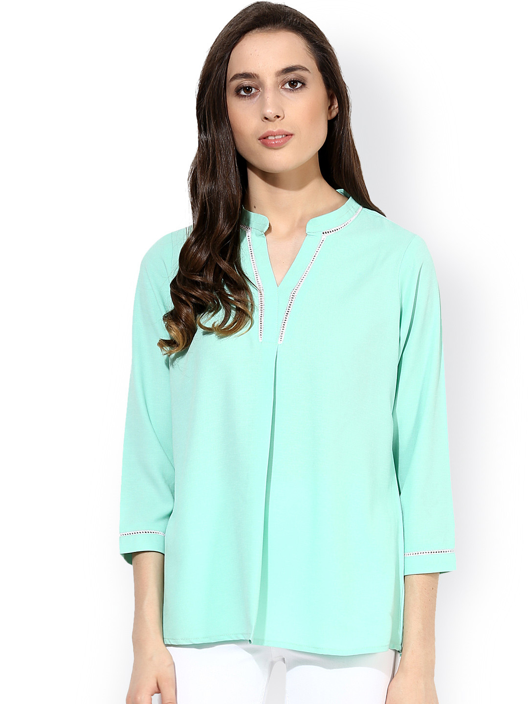 Buy Raindrops Sea Green Top Tops for Women 1329652 Myntra