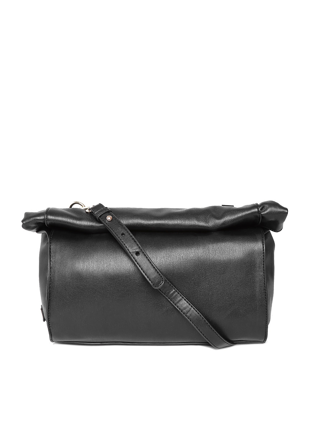 Buy United Colors Of Benetton Black Foldable Sling Bag - Handbags for ...