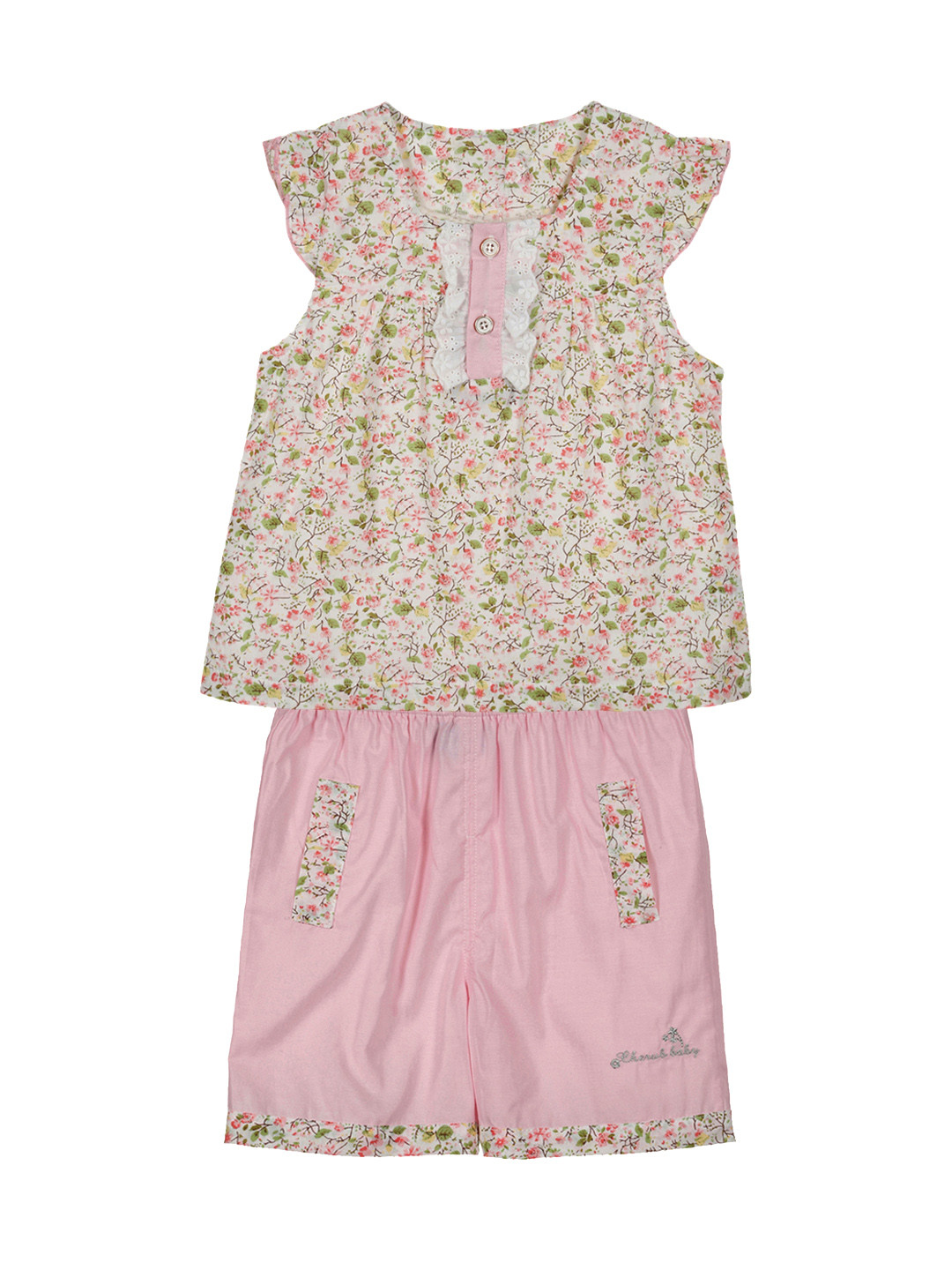 Buy Lilliput Girls Pink Floral Print Clothing Set Clothing Set for