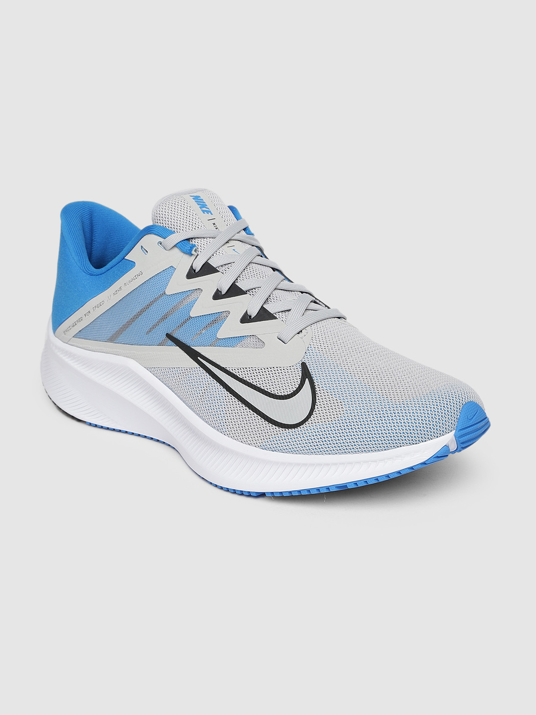 nike men blue quest running shoes