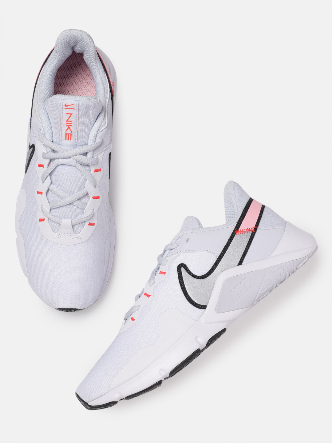 Buy Nike Women White & Grey LEGEND ESSENTIAL 2 Training Shoes Sports